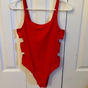 Target sexy bright red one piece